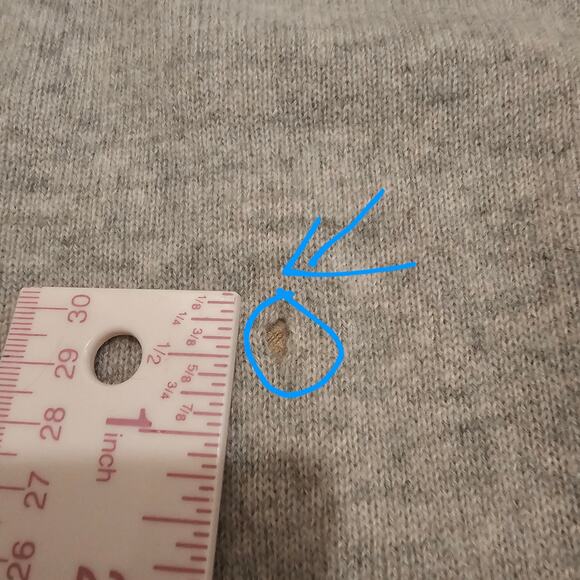 Cashmere Charter Club Luxury M Gray Poncho Oversized With Hoodie. Soft Warm Flaw - Picture 8 of 14